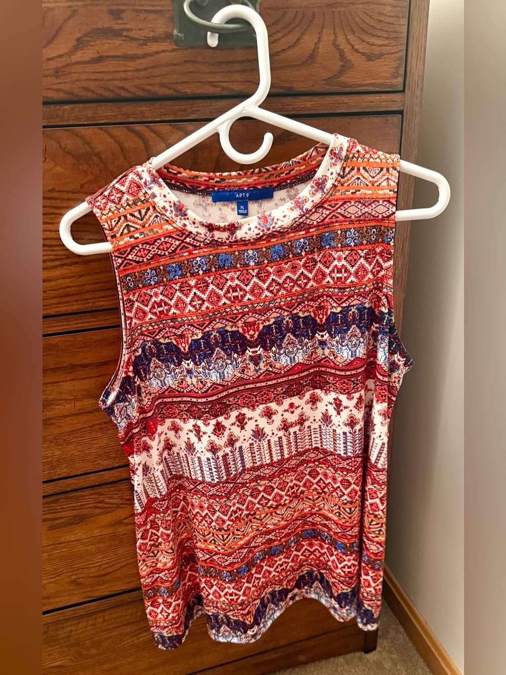 Apt. 9 Size XL Women’s Printed Sleeveless Tank